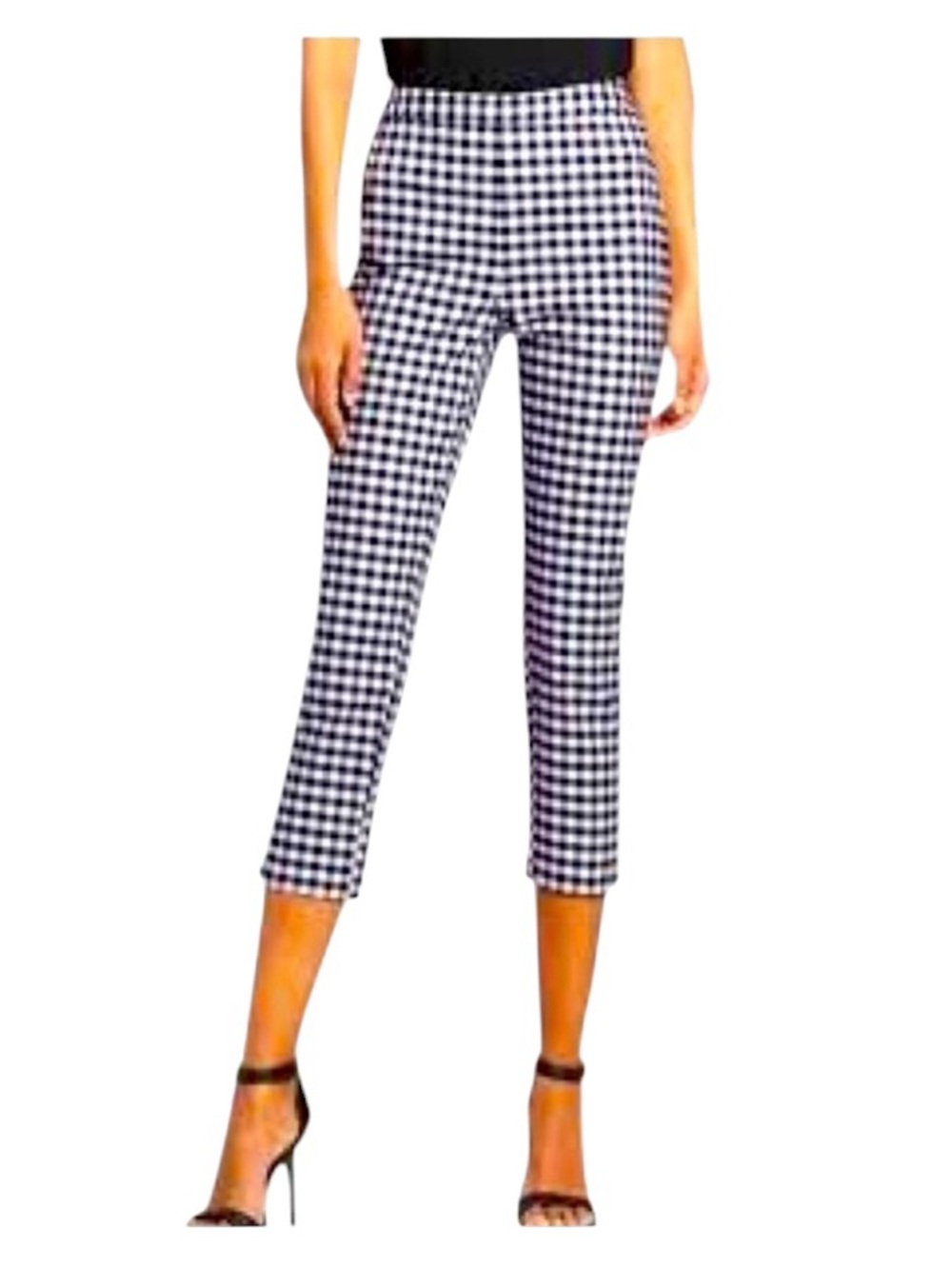 Victoria Beckham Gingham Capris